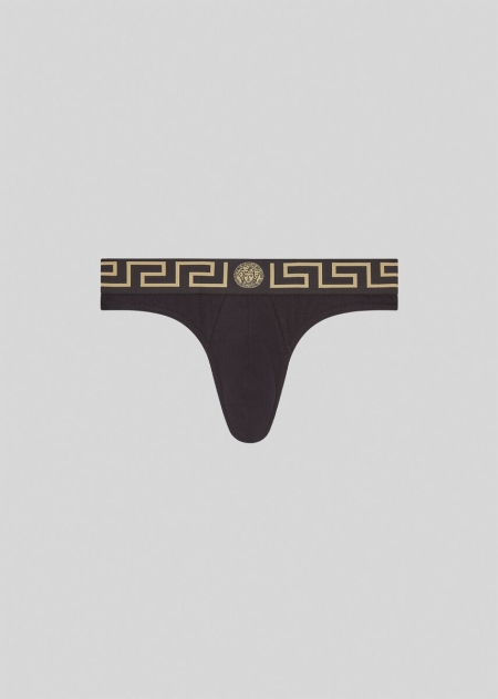 Tanga Versace Greca Border Barbati | QPJUSFL-73